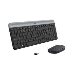 Logitech MK470 Graphite Wireless Keyboard & Mouse with 2.4 GHz USB Receiver Combo, 920-009182