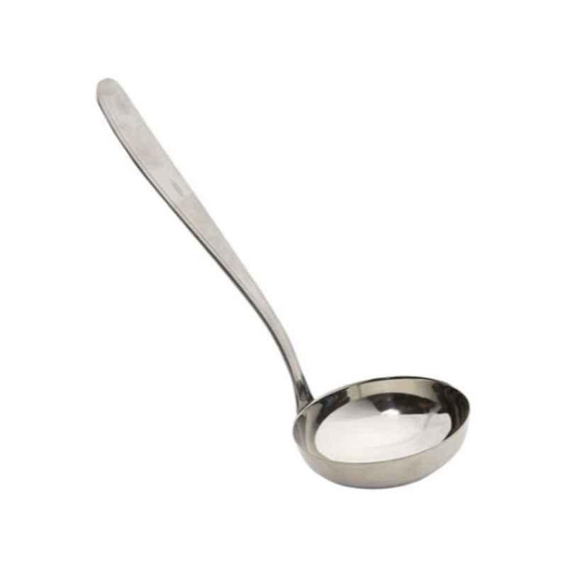 Tramontina TRM-63901191 7.4cm Silver Steel Soup Ladle, Size: Small