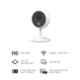 EZVIZ C1C Full HD 1080P 2MP White Wi-Fi Smart Vision Indoor CCTV Camera with 2 Way Talk, Night Vision & MicroSD Card Slot Upto 256GB by Hikvision, CS-C1C-D0-1D2WFR
