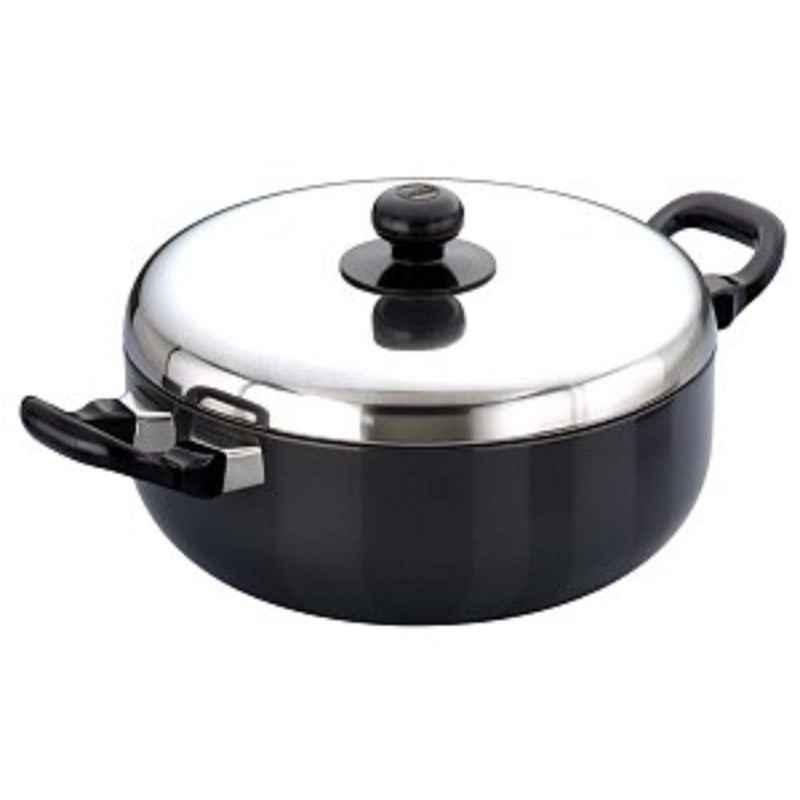 Hawkins Futura 3 Litre 22cm Nonstick All Purpose Pan, NAP 30 (Pack of 3)