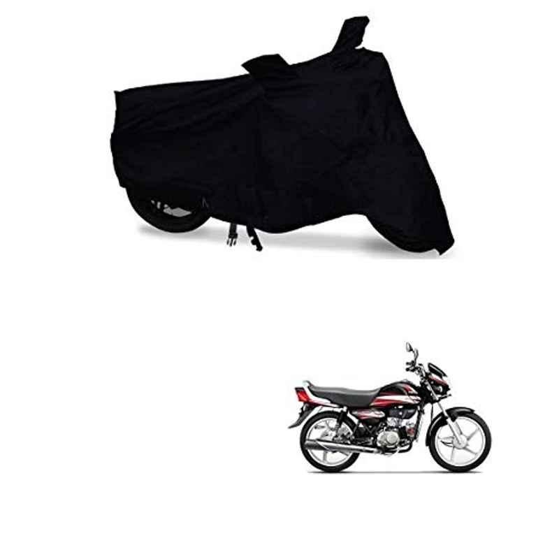 Kozdiko Matty Black Bike Body Cover for Hero HF Deluxe Eco, koz_81567