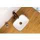 Bassino Art 36x24x12cm Ceramic White & Gold Wash Basin, ZX_036