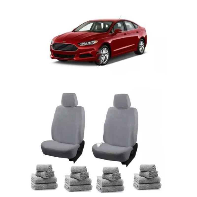 Oscar Grey Aut-Sn-4448 Towel 1 Pcs\\Set Ford Fusion Car Seat Cover