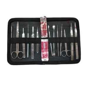 Forgesy 15 Pcs Stainless Steel Dissection Kit with Case, NEW203