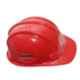 Karam Red Plastic Cradle Nape Type Safety Helmet, PN-501