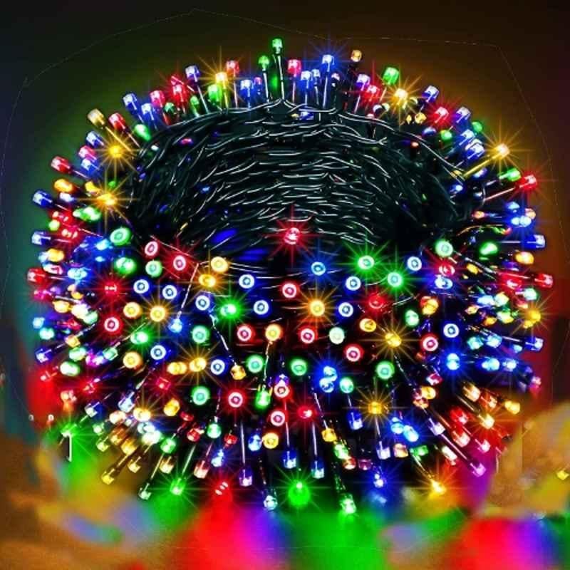 RSCT 50m PVC Multicolour Decorative LED String Light with 130 LEDs for Home Decor, Christmas, Diwali & Festive Decoration