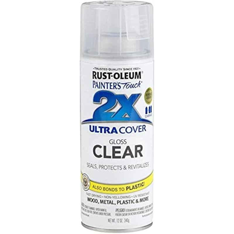 Rust-Oleum 12 Oz Painters Touch Ultra Cover 2X Clear Enamel Sprays