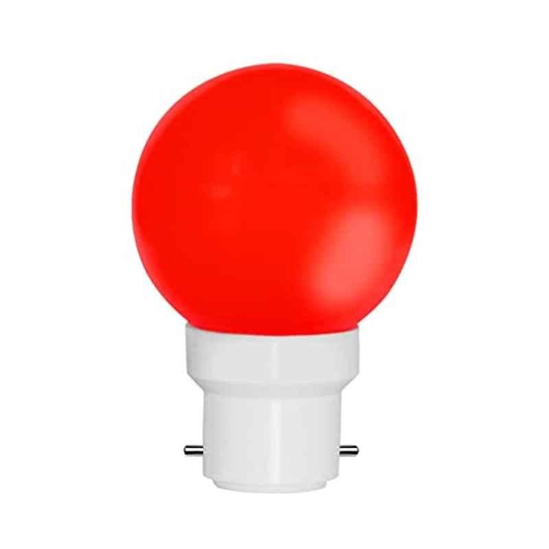 Buy Fybros Nuit 0.5W Polycarbonate Red Round LED Bulb, FLS5443A (Pack of 10)  Online At Price ₹452