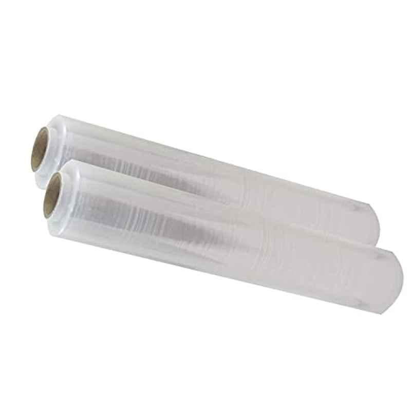 Showay 400mmx250m Clear Pallet Stretch Shrink Wrap, PS250 (Pack of 2)