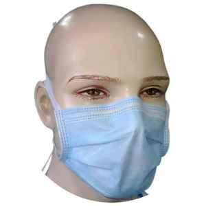 Medisafe Global 3 Ply Ribbon Face Mask with Meltblown Filter, MEDS3PLY-TIE (Pack of 100)