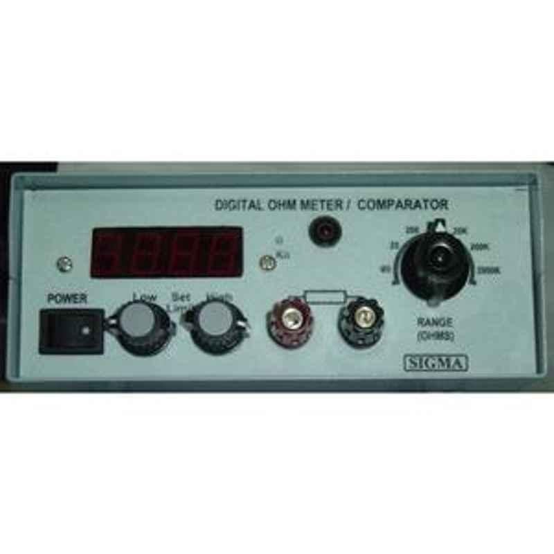 Sigma Digital Ohm Comparator Meter Measuring Range 20 to 200K Ohm