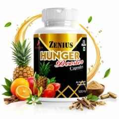 Zenius India 60 Pcs Hunger Booster Capsule with Saunth, Pippal, Kali Mirch, Ajwain & Ashwagandha for Appetite & Healthy Weight Gain
