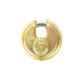 Europa 9.5mm Brass Matt 5 Pin Disc Padlock, P170 BM