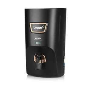 Livpure 7 Litre 40W RO+UV+UF Copper+Mineraliser 8 Stage Black Water Purifier, GLO STAR COPPER