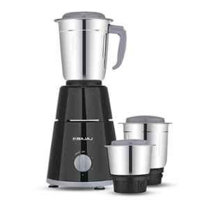 Bajaj GX-1 500W ABS Black Mixer Grinder with 3 Jars, 410569