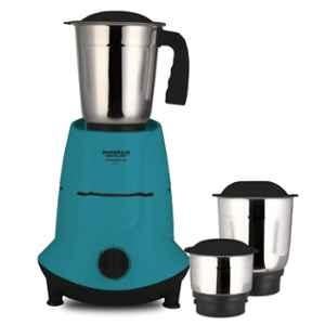 Maharaja Whiteline Superio Evo 500W Plastic Turquoise Blue & Black Mixer Grinder with 3 Jars, MX-254