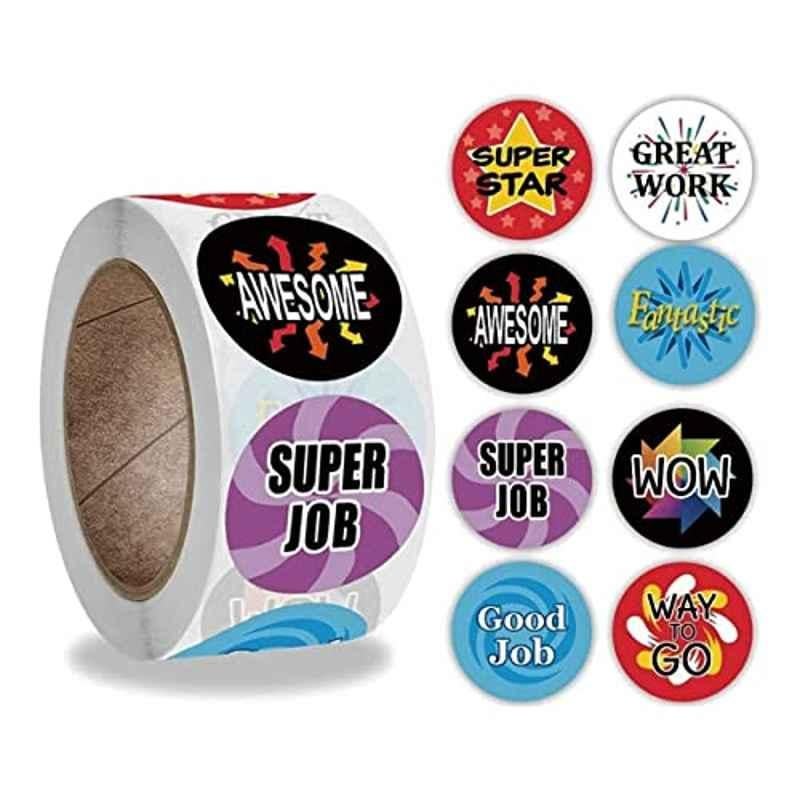 Rubik 1000 Labels Style N Thank You For Your Order Labels Craft Paper Sticker Roll (Pack of 2)