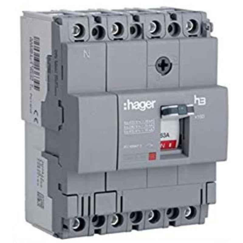 Hager 200A 40kA Moulded Case Circuit Breaker, HNB201Z