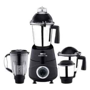 Usha Thunderbolt Pro 1000W Black Mixer Grinder with 4 Stainless Jars