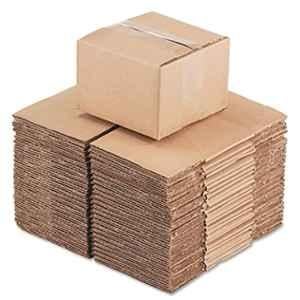 Golden State Art Packing and Storing Small Corrugated Cardboard Box for Mailing 4x4x4 Brown shipping boxes 28 Pack 