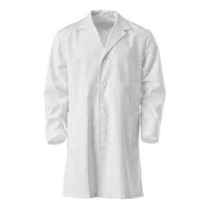 SSWW Free Size White Cotton Full Sleeve Lab Coat