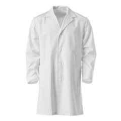 SSWW Free Size White Cotton Full Sleeve Lab Coat