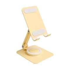 Onelife Flexi 360 Aluminium Alloy Yellow Adjustable Mobile Holder Stand with 360 deg Rotation for Smartphones & Tablets