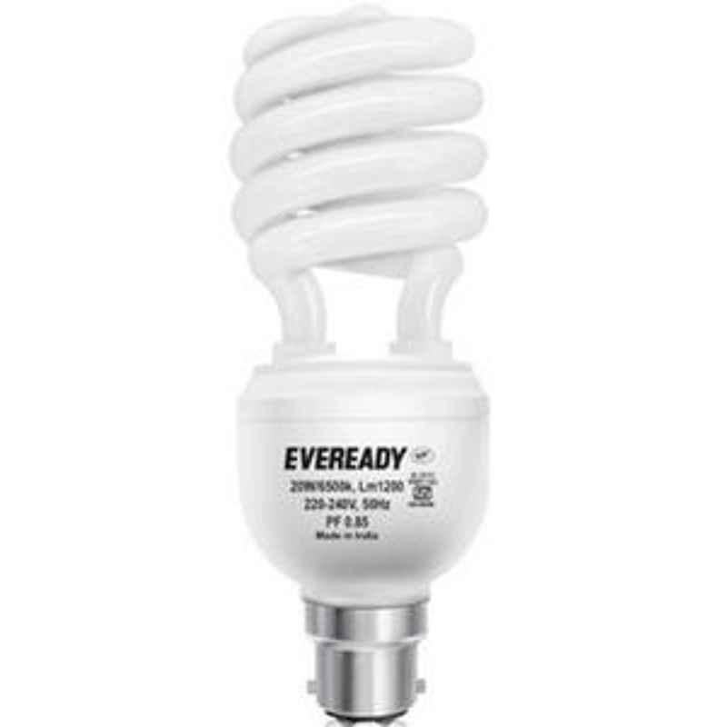 Eveready 15W Spiral HPF White CFL Bulb