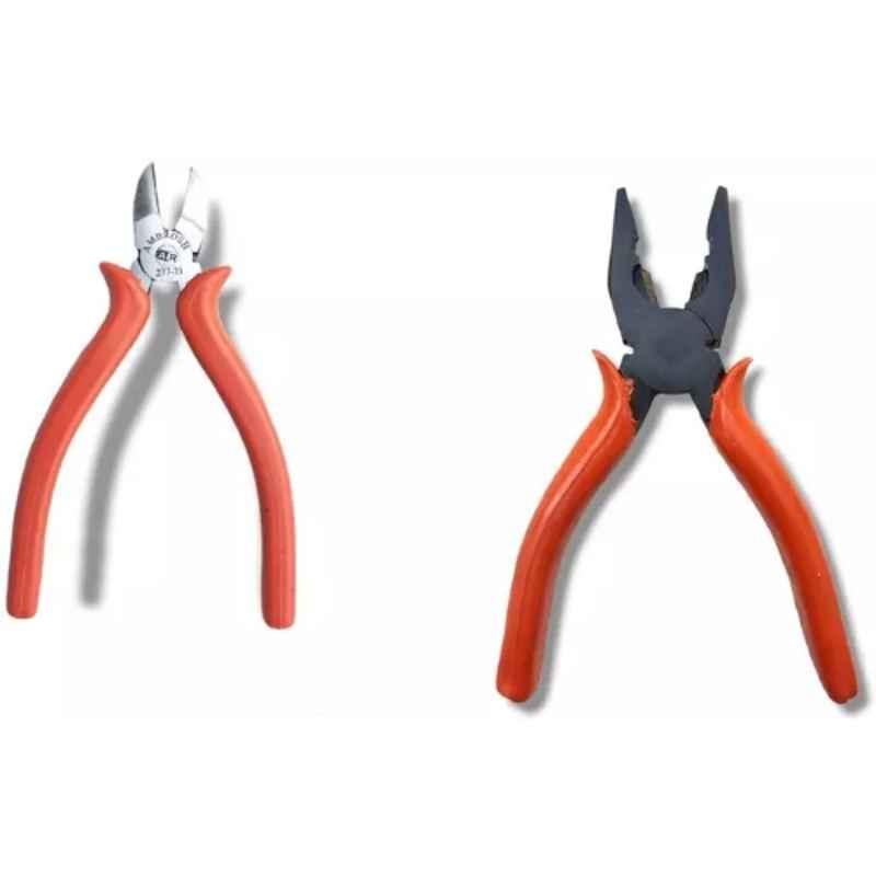 Sky Blue 2 Pcs 7.8 inch Lineman Plier Combo, SBE_PLIER_0342
