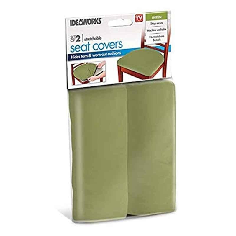 Jobar 2Pcs 1.5x7x3.8 inch Green Chair Cover Set