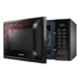 Samsung 28L 1400W Black Sanganeri Pattern Convection Microwave Oven, MC28H5025VB