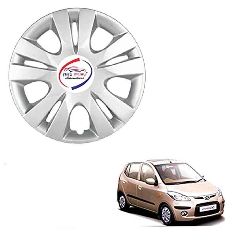 Auto Pearl 4 Pcs 13 inch ABS Hubcap Wheel Cover Set with Retention Ring for Hyundai I10 Type 1 WCDZR09