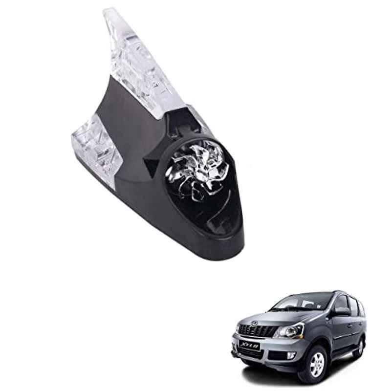 Kozdiko Black Auto Wind Power LED Light Shark Fin Car Antenna for Mahindra Xylo