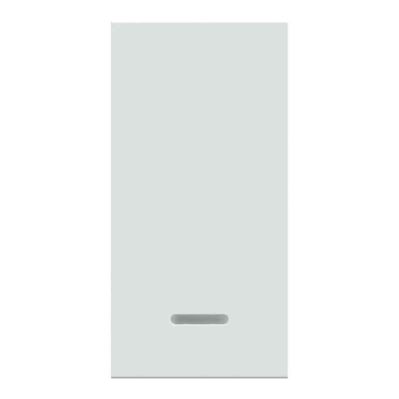 Schneider Electric Unica Pure Plus 16AX/20A 1 Module Single Pole White Switch with LED Indicator, UN16FSW1W1M_WE