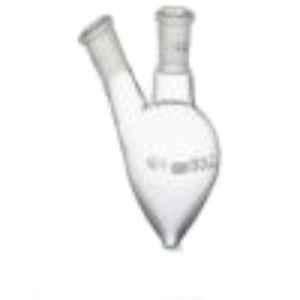 Glassco 100ml White Printing Boro 3.3 Glass Flask, 231.202.03 (Pack of 2)