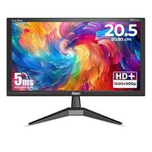 Foxin Crystal 20.5 inch 1600x900p HD Black Flat LED Monitor with True Pixel, Anti Glare, HDMI & VGA Ports
