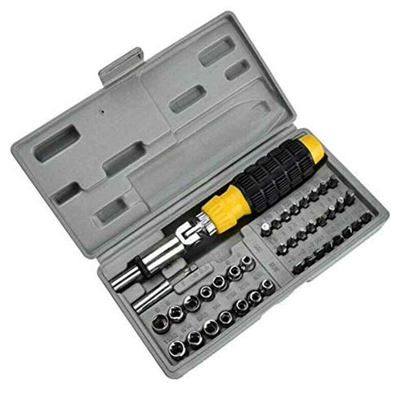 41Pcs Garden Hand Tools Repair Kit with Adaptor Bits