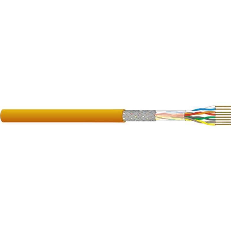 Datwyler 500m Cat6A U/FTP 4P AWG23 LSOH Orange Data Cable, 19145300DL