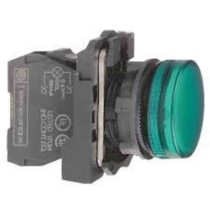 Schneider Harmony 230V Blue XB5 Flush Integral Illuminated Push Button with Clear Lens, XB5AW36M1N