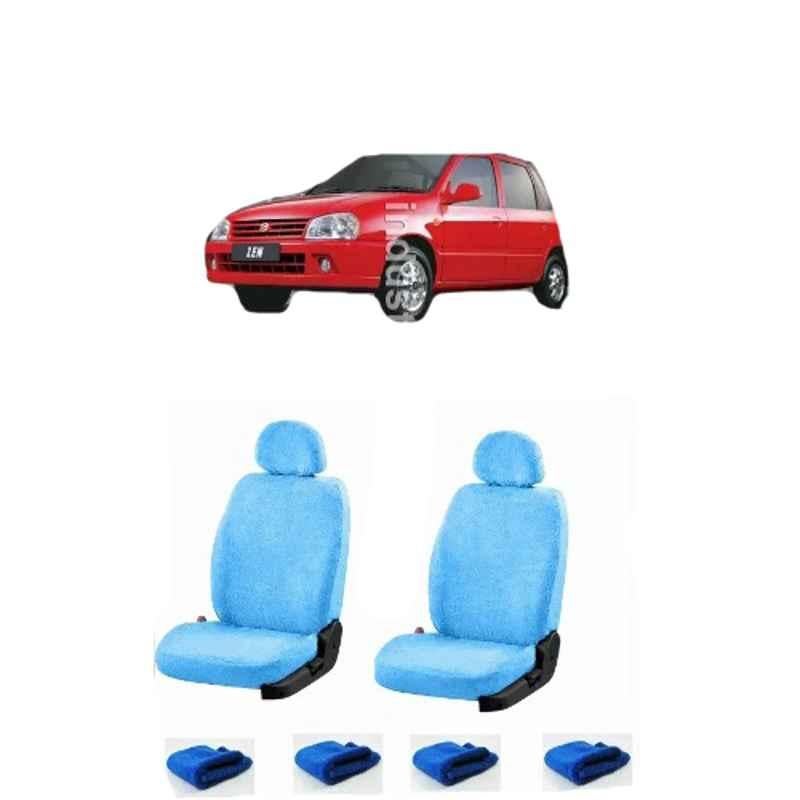 Buy Oscar Sky Blue Aut-Sn-4551 Towel Pcs\\Set Maruti Suzuki Zen