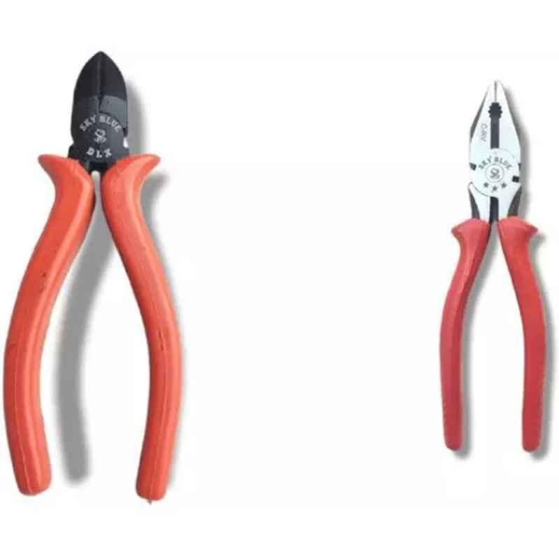 Sky Blue 2 Pcs 7.8 inch Stainless Steel Groove Plier Combo, SBE_PLIER_0659