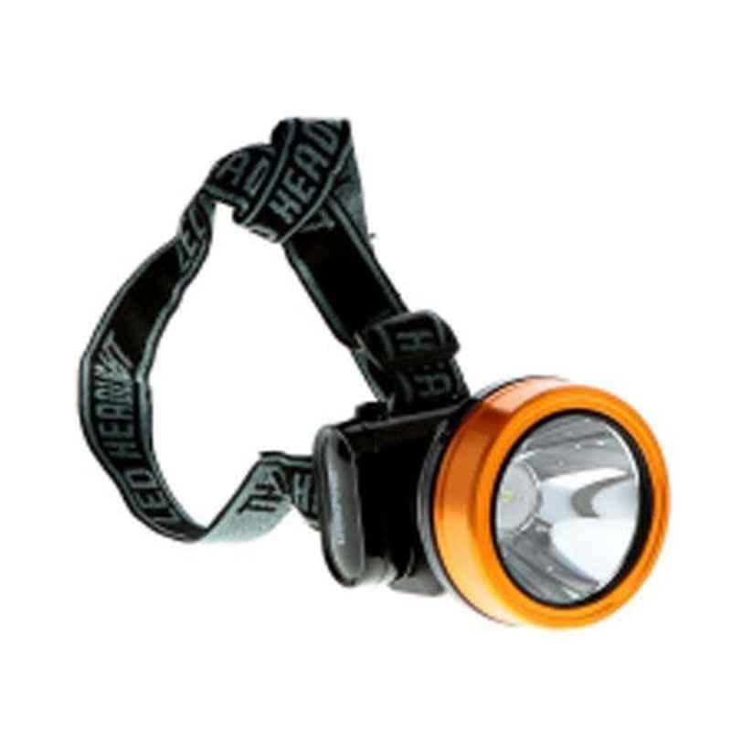 Geepas 3W 1500mAh Rechargeable LED Head Torch, GHL51011