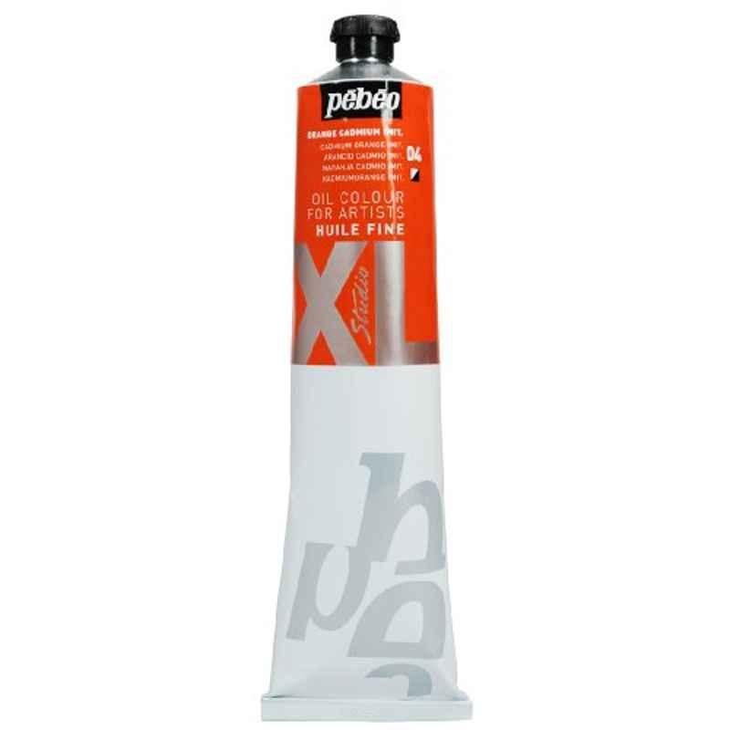 Pebeo Fine Studio XL 200ml Cadmium Orange Imitation Oil Paint