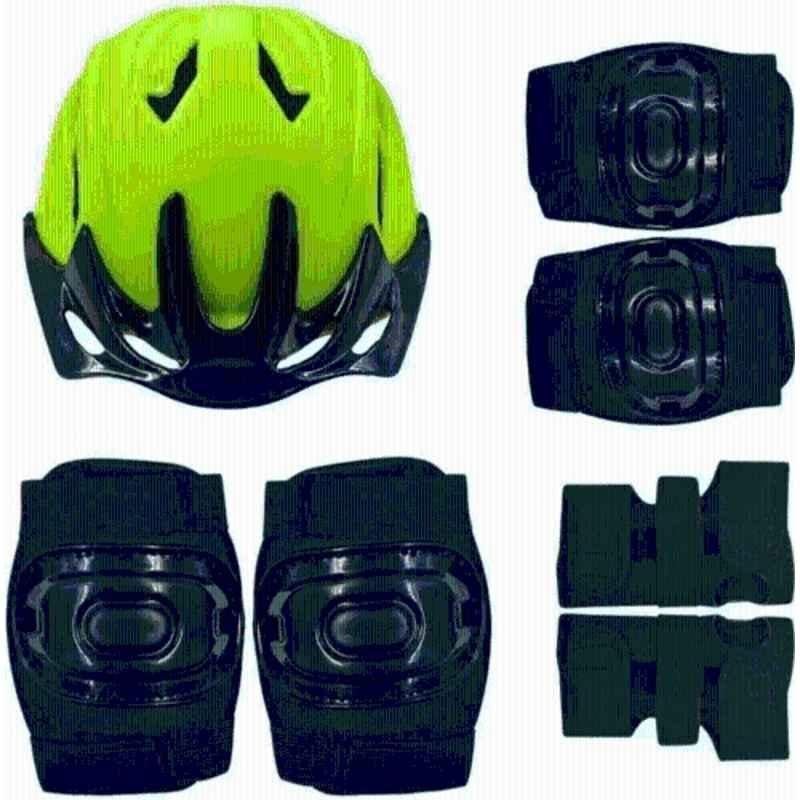 STYRKR Plastic & EVA Foam Green & Black New Protective Gear Set for Cycling, Running for Kids, skating Multi Sports Cycling Kit