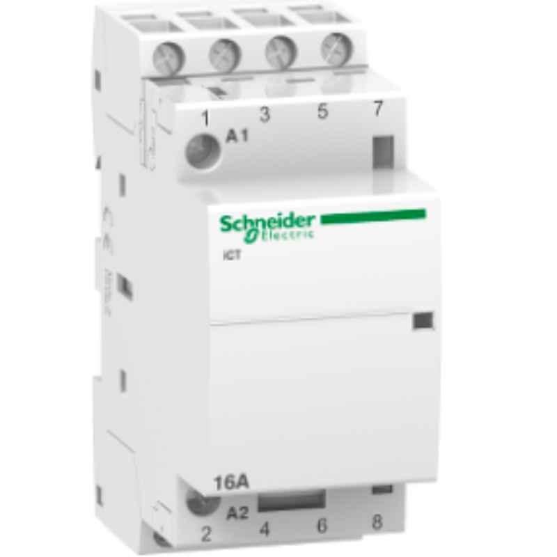 Schneider Acti9 4-NO White 4 Pole Contactor, A9C22814