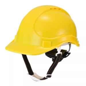 Swati SW-011 Polypropylene Yellow Safety Helmet, Size: Free