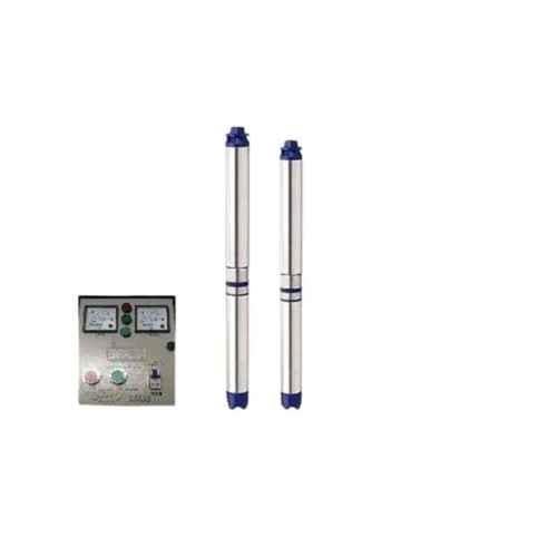 Buy Mahindra 1HP 10 Stage Single Phase Water Filled Submersible Pump with  Control Panel Online At Best Price On Moglix