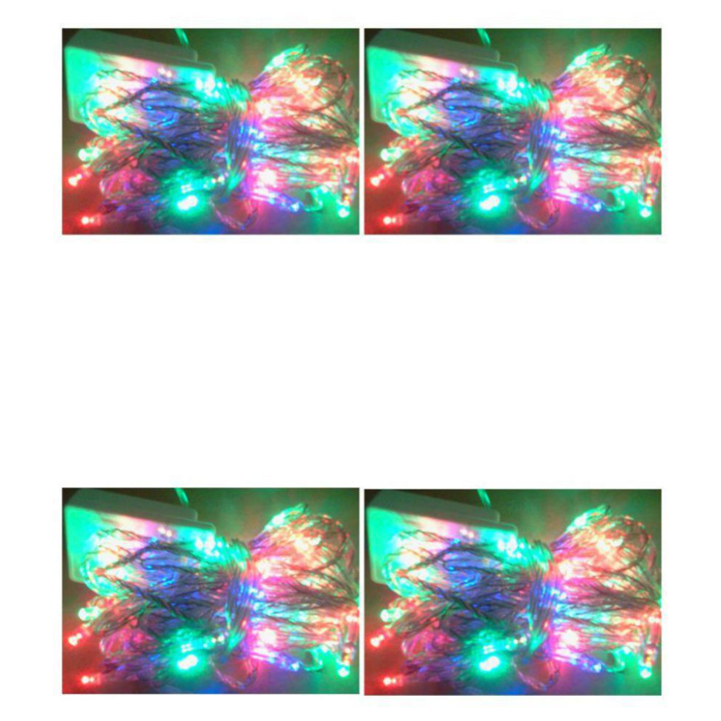Ever Forever 5m Multi colour LED String Light (Pack of 4)