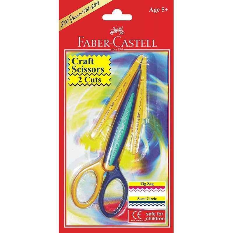 Faber-Castell Craft Scissor, 170201 (Pack of 10)