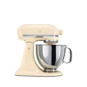 Kitchenaid 5KSM150PSBAC Artisan Classic Tilt Head 300W Almond Cream Stand Mixer with 1 Jar, 80210